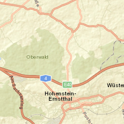 Hohenstein-Ernstthal Street Map