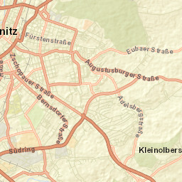 Chemnitz Street Map