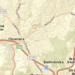Chrastava Street Map