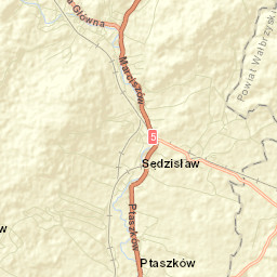 Marciszów Street Map