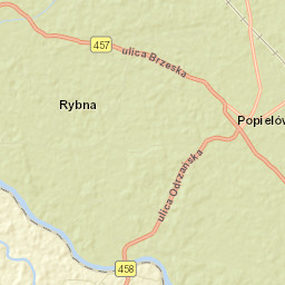 Popielów Street Map