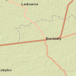 Bierdzany Street Map
