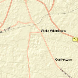 Powiat włoszczowski Street Map