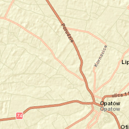 Powiat opatowski Street Map
