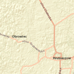 Hrubieszów Street Map