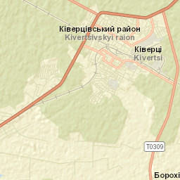 Kivertsi Street Map