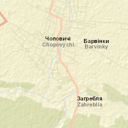 Chopovychi Street Map