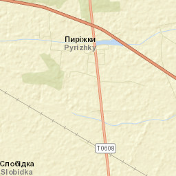 Malyn Raion Street Map