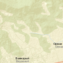 Bayanaul Street Map