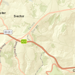 Charmouth Street Map