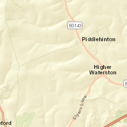 Slyer's Lane, Dorchester, Dorset DT2 7SL Street Map