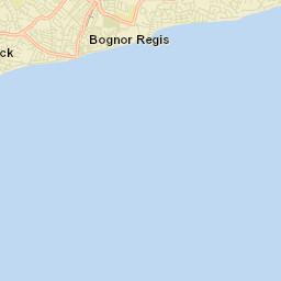 Bognor Regis Street Map