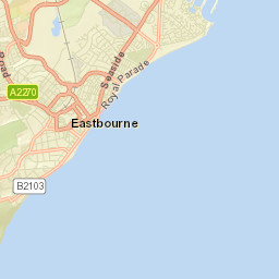 Eastbourne Street Map