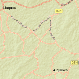 Licques Street Map