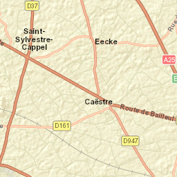 Caëstre Street Map