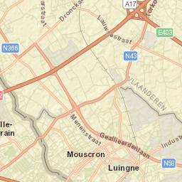 Mouscron Street Map