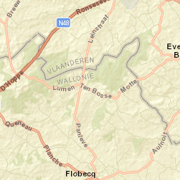 Flobecq Street Map