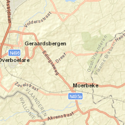 Geraardsbergen Street Map