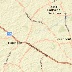 Pepingen Street Map