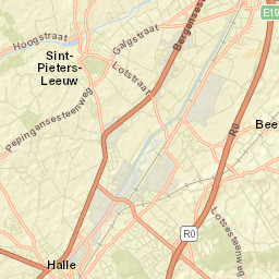 Beersel Street Map