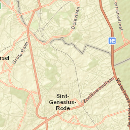 Sint-Genesius-Rode Street Map