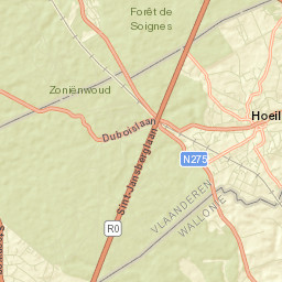 Hoeilaart Street Map
