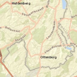 Huldenberg Street Map