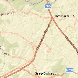 Grez-Doiceau Street Map