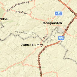 Hoegaarden Street Map