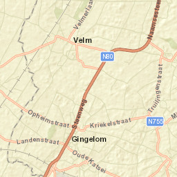 Gingelom Street Map