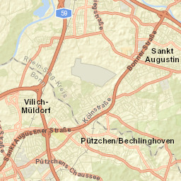 Sankt Augustin Street Map
