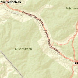 Burbach Street Map