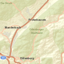 Dillenburg Street Map