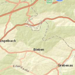 Grebenau Street Map