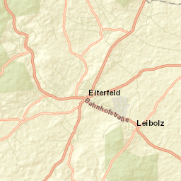 Eiterfeld Street Map
