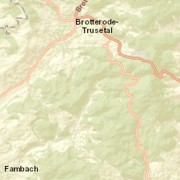 Trusetal Street Map