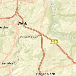 Weida Street Map