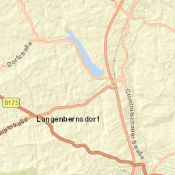 Langenbernsdorf Street Map