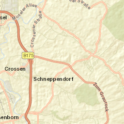Mülsen Street Map
