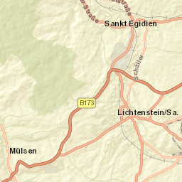Sankt Egidien Street Map