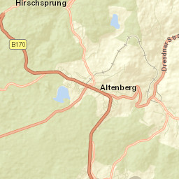 Altenberg Street Map