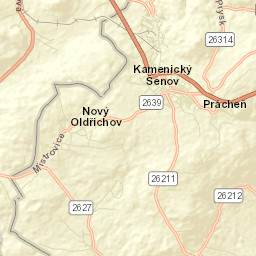 Kamenický Šenov Street Map