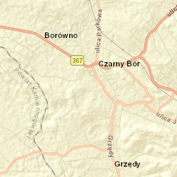 Czarny Bór Street Map