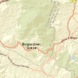 Powiat wałbrzyski Street Map