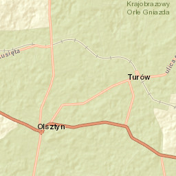 Olsztyn Street Map