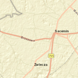 Secemin Street Map