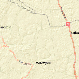 Wilczyce Street Map