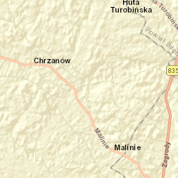 Chrzanów Street Map