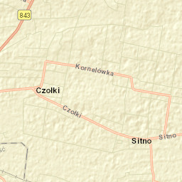 Sitno Street Map