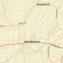 Werbkowice Street Map